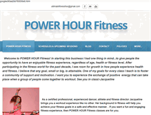 Tablet Screenshot of fitnessfixx.org